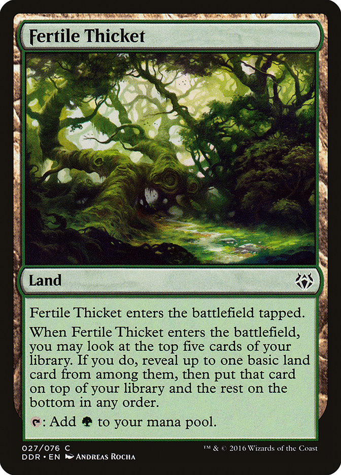 Fertile Thicket [Duel Decks: Nissa vs. Ob Nixilis] | Chromatic Games