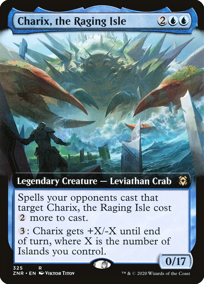 Charix, the Raging Isle (Extended Art) [Zendikar Rising] | Chromatic Games