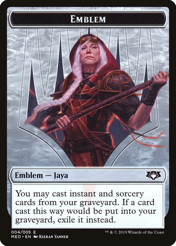 Jaya Ballard Emblem [Mythic Edition Tokens] | Chromatic Games