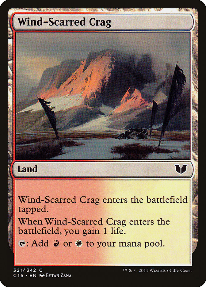 Wind-Scarred Crag [Commander 2015] | Chromatic Games