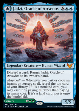 Jadzi, Oracle of Arcavios // Journey to the Oracle [Strixhaven: School of Mages] | Chromatic Games