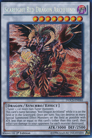 Scarlight Red Dragon Archfiend [DOCS-EN046] Secret Rare | Chromatic Games