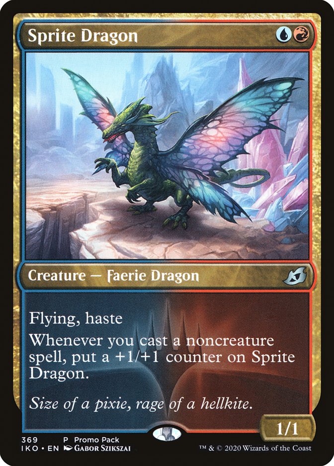 Sprite Dragon (Promo Pack) [Ikoria: Lair of Behemoths Promos] | Chromatic Games