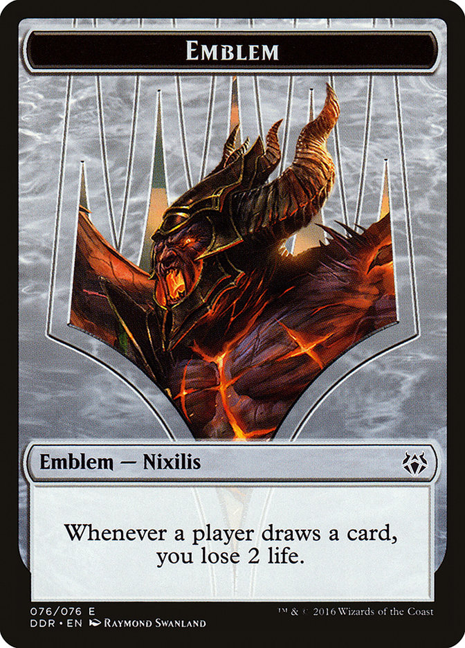 Ob Nixilis Reignited Emblem [Duel Decks: Nissa vs. Ob Nixilis] | Chromatic Games