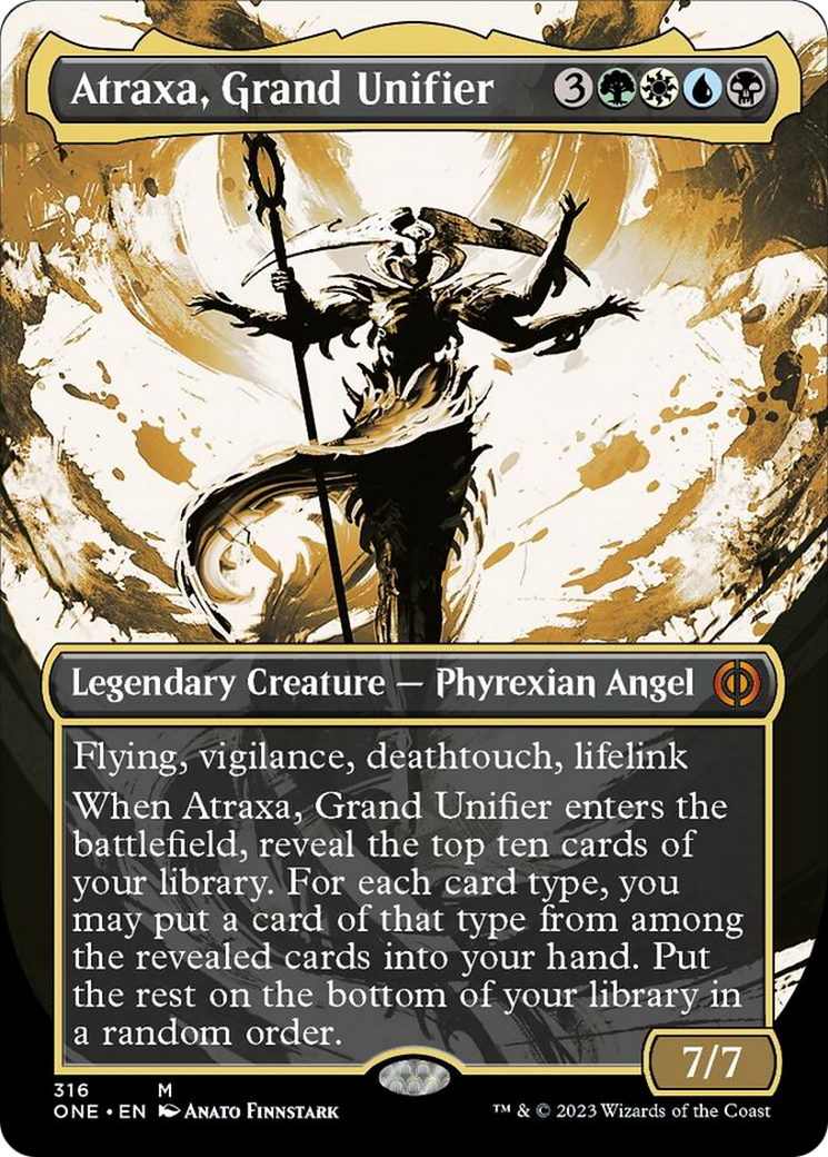 Atraxa, Grand Unifier (Borderless Ichor) [Phyrexia: All Will Be One] | Chromatic Games