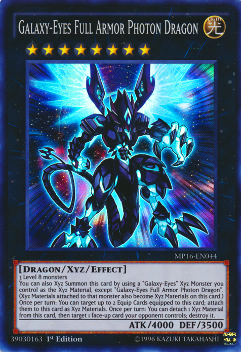 Galaxy-Eyes Full Armor Photon Dragon [MP16-EN044] Super Rare | Chromatic Games