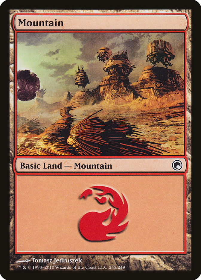 Mountain (245) [Scars of Mirrodin] | Chromatic Games