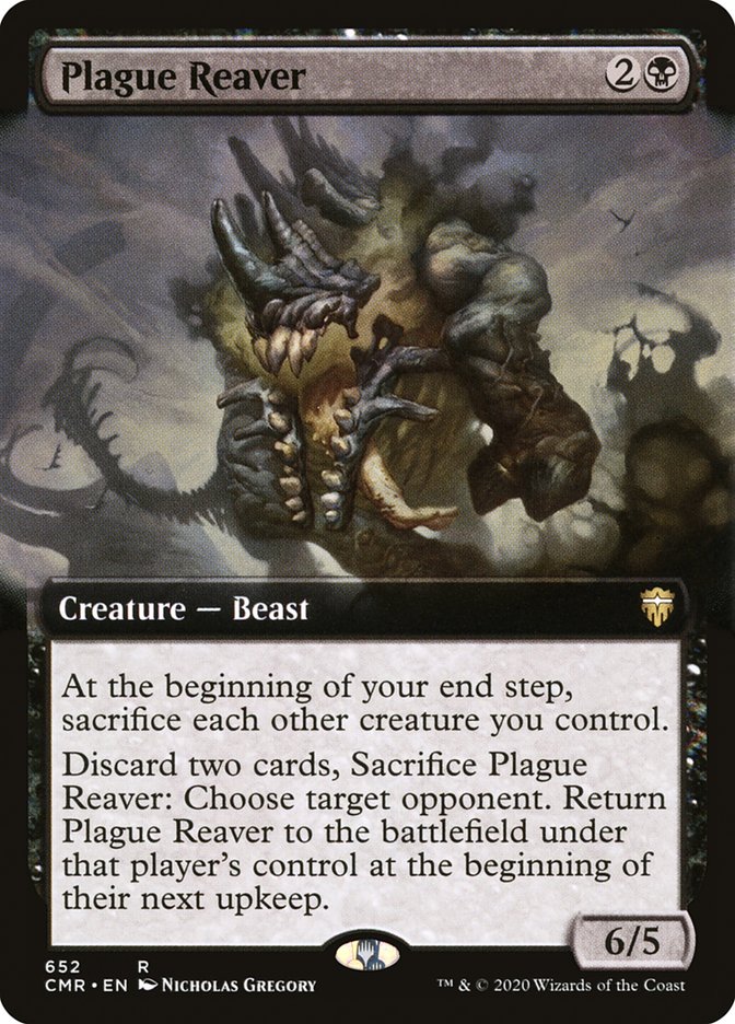 Plague Reaver (Extended Art) [Commander Legends] | Chromatic Games