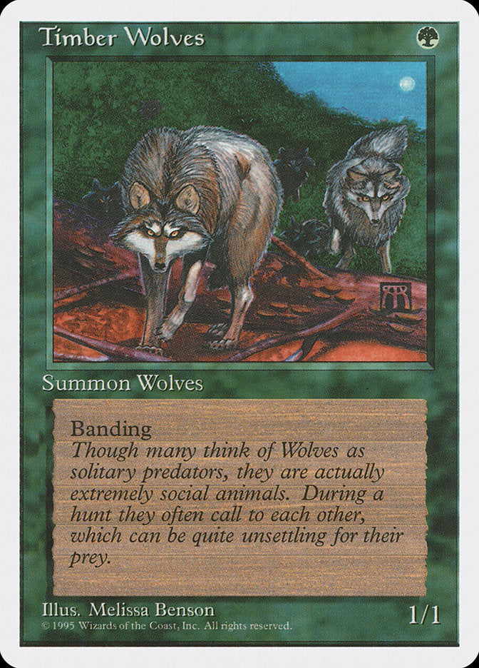 Timber Wolves [Fourth Edition] | Chromatic Games