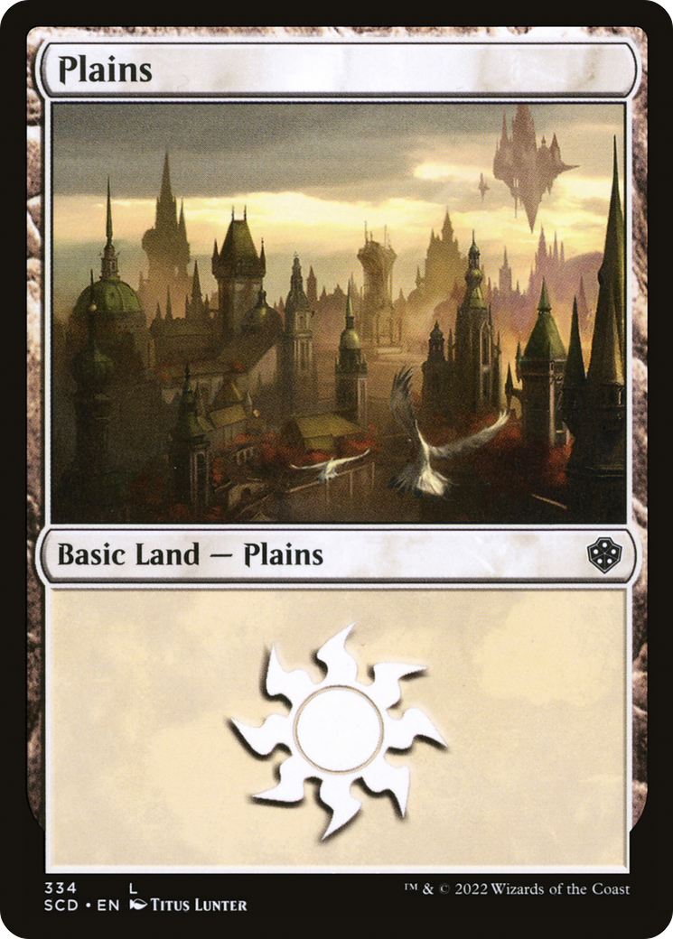 Plains (334) [Starter Commander Decks] | Chromatic Games