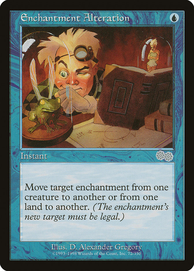 Enchantment Alteration [Urza's Saga] | Chromatic Games