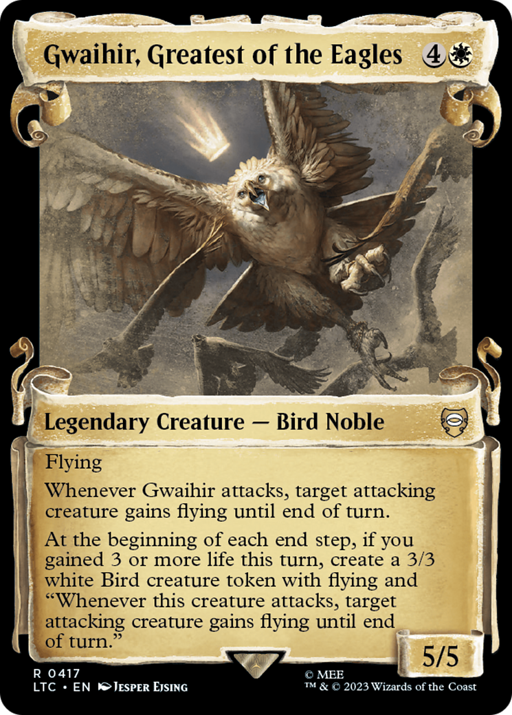 Gwaihir, Greatest of the Eagles [The Lord of the Rings: Tales of Middle-Earth Commander Showcase Scrolls] | Chromatic Games