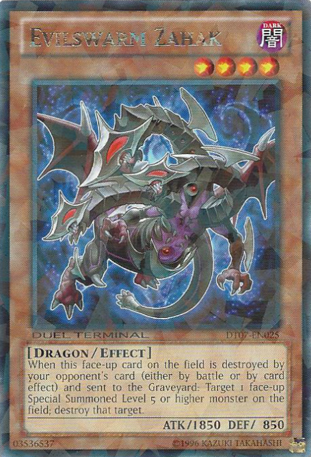 Evilswarm Zahak [DT07-EN025] Rare | Chromatic Games