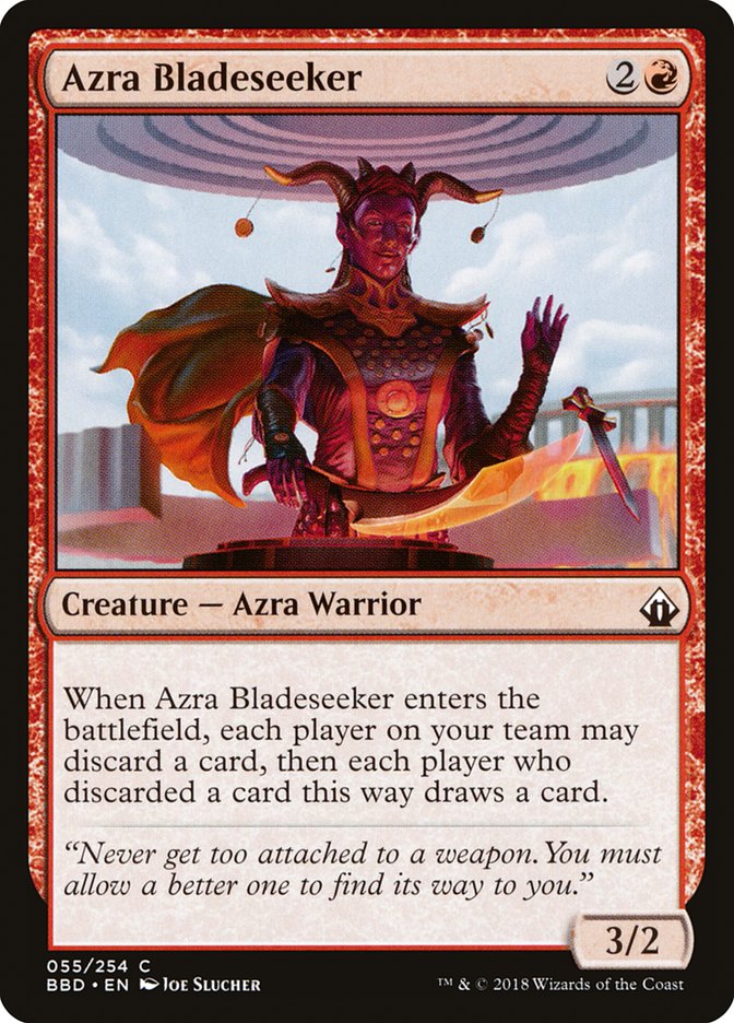 Azra Bladeseeker [Battlebond] | Chromatic Games