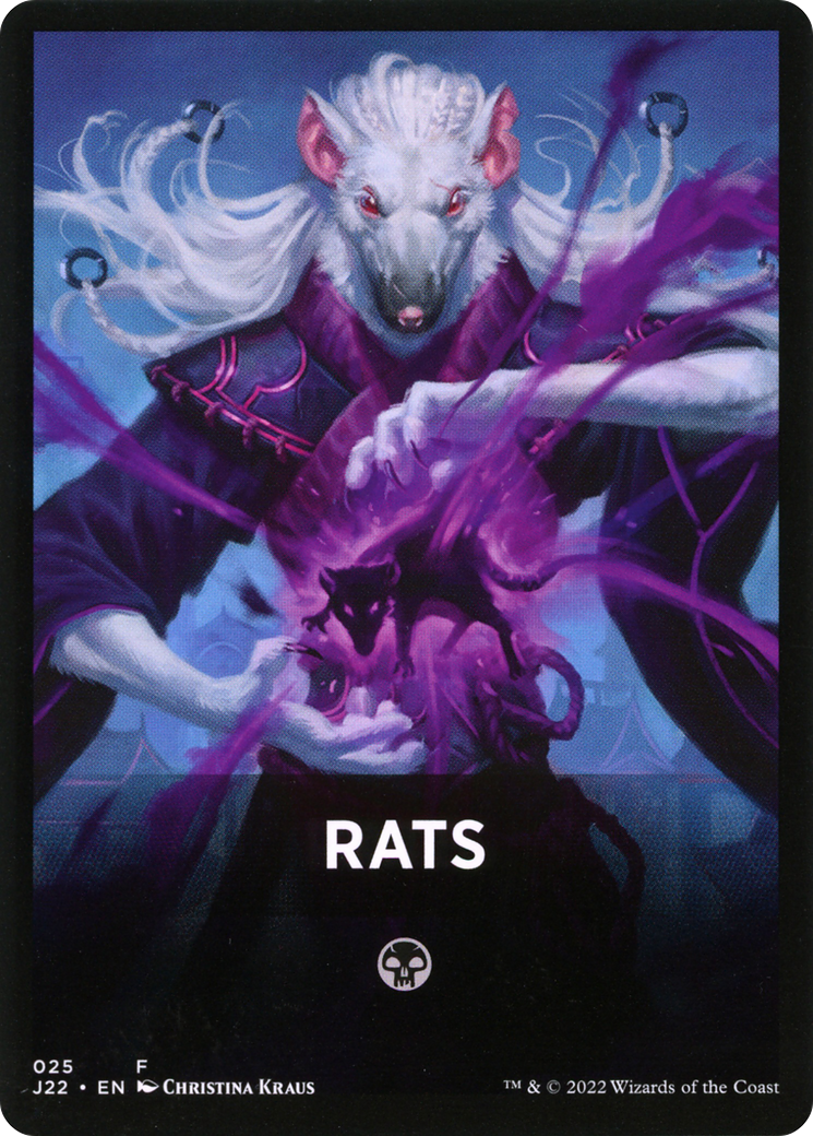 Rats Theme Card [Jumpstart 2022 Front Cards] | Chromatic Games