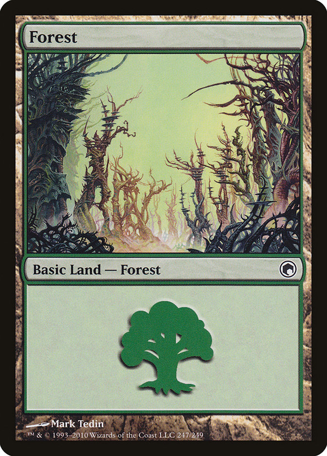 Forest (247) [Scars of Mirrodin] | Chromatic Games