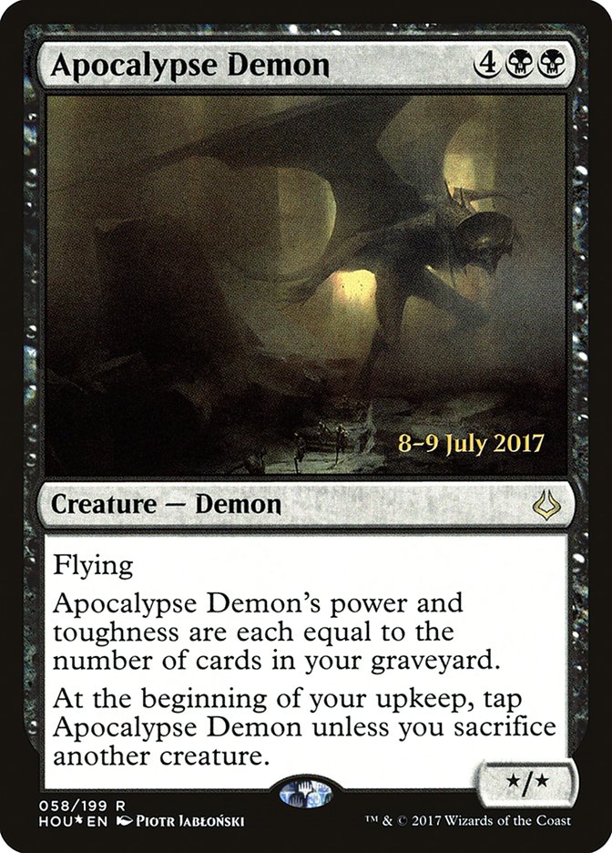 Apocalypse Demon [Hour of Devastation Prerelease Promos] | Chromatic Games