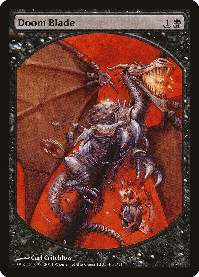 Doom Blade [Magic Player Rewards 2011] | Chromatic Games