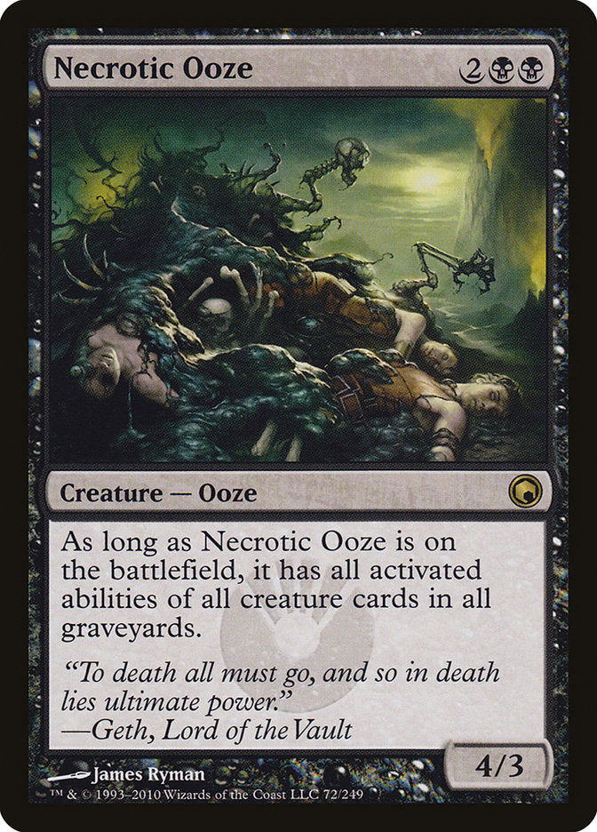 Necrotic Ooze [Scars of Mirrodin] | Chromatic Games