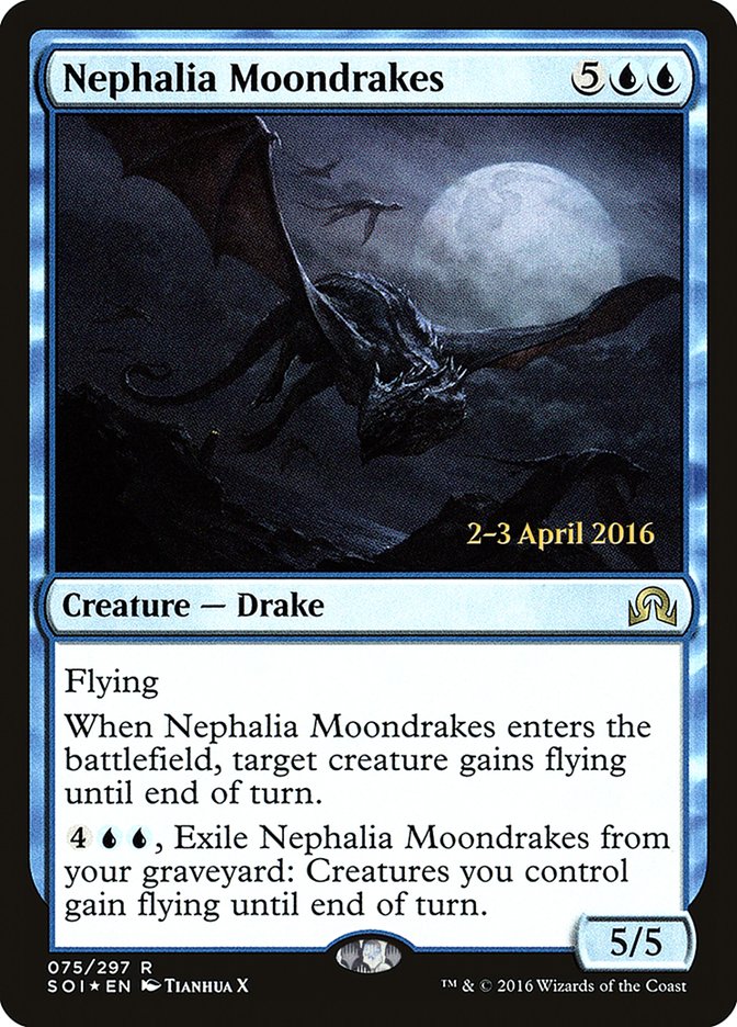 Nephalia Moondrakes [Shadows over Innistrad Prerelease Promos] | Chromatic Games