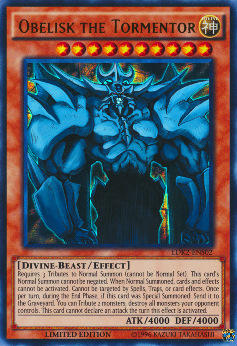 Obelisk the Tormentor [LDK2-ENS02] Ultra Rare | Chromatic Games