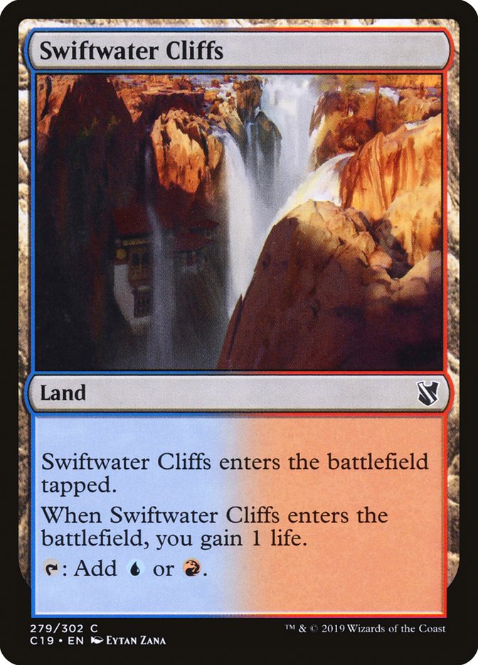 Swiftwater Cliffs [Commander 2019] | Chromatic Games