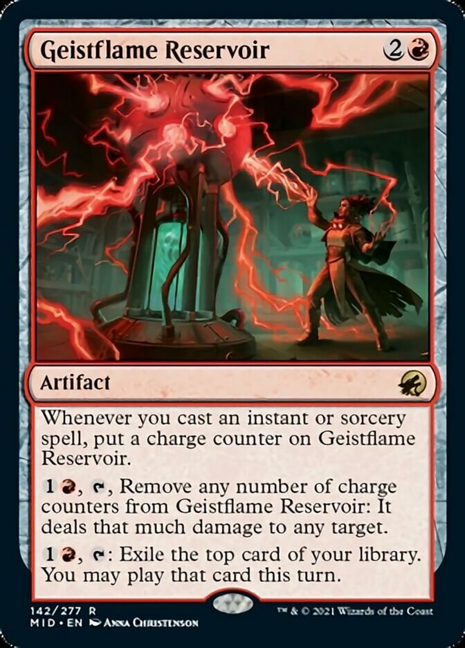 Geistflame Reservoir [Innistrad: Midnight Hunt] | Chromatic Games