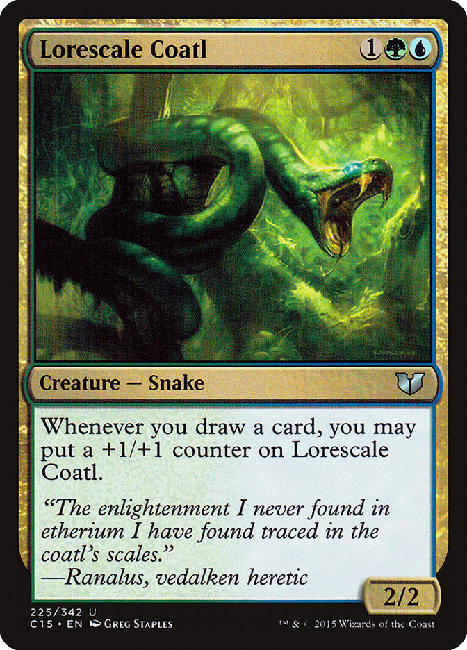 Lorescale Coatl [Commander 2015] | Chromatic Games