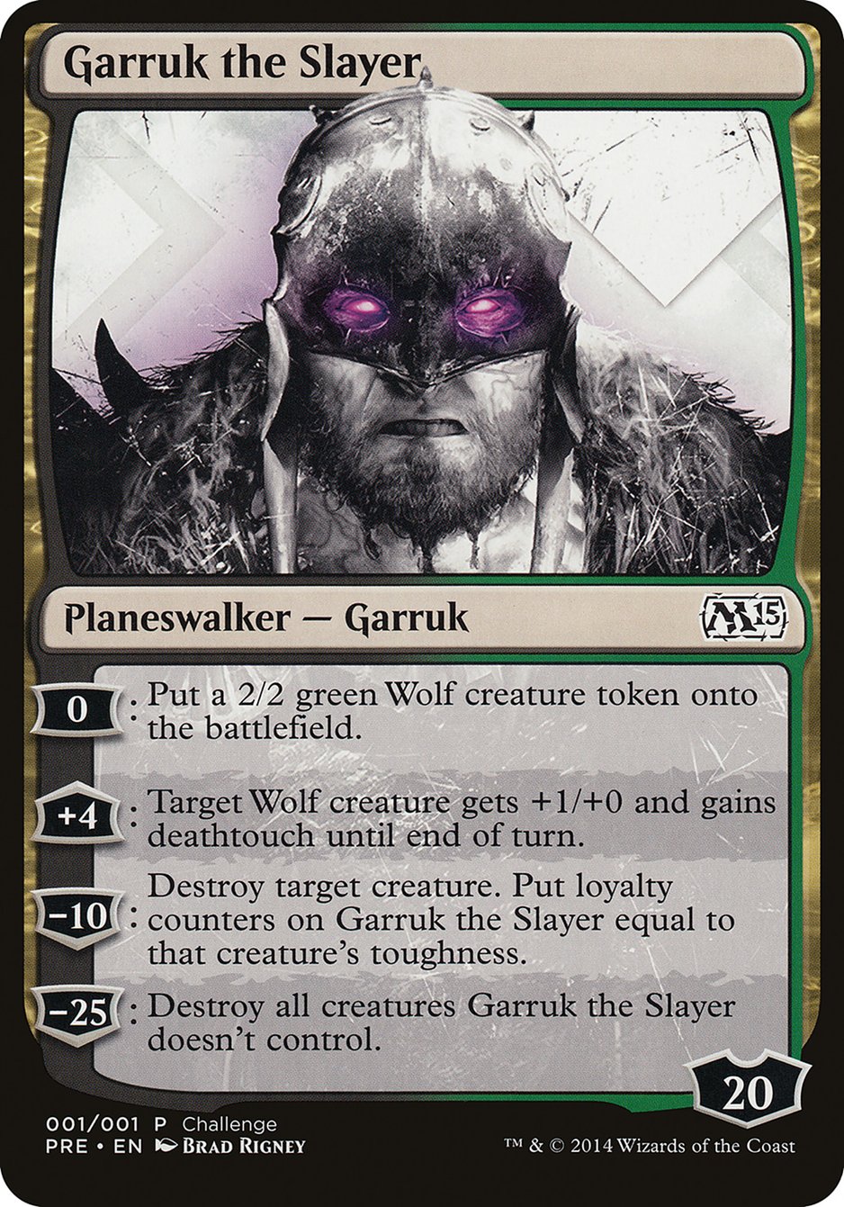 Garruk the Slayer (Prerelease Challenge) [Magic 2015 Prerelease Promos] | Chromatic Games