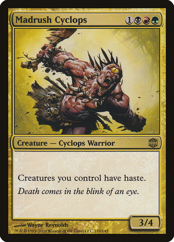 Madrush Cyclops [Alara Reborn] | Chromatic Games