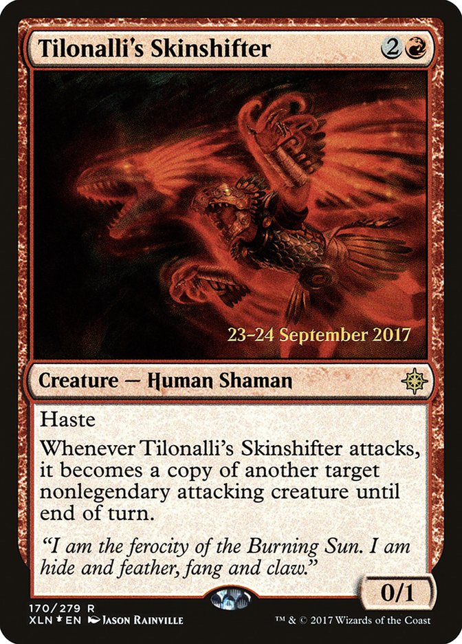 Tilonalli's Skinshifter [Ixalan Prerelease Promos] | Chromatic Games