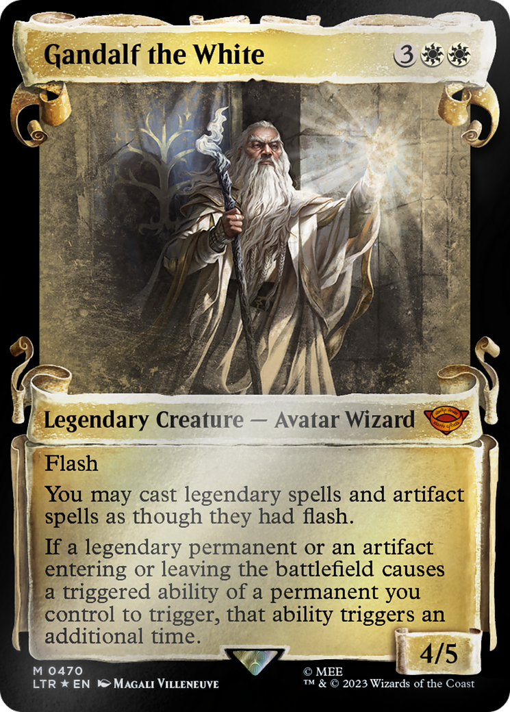 Gandalf the White [The Lord of the Rings: Tales of Middle-Earth Showcase Scrolls] | Chromatic Games