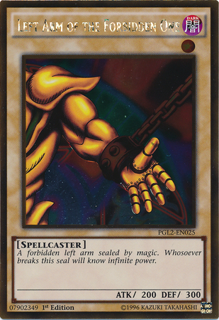 Left Arm of the Forbidden One [PGL2-EN025] Gold Rare | Chromatic Games