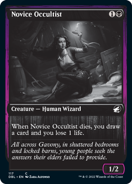 Novice Occultist [Innistrad: Double Feature] | Chromatic Games