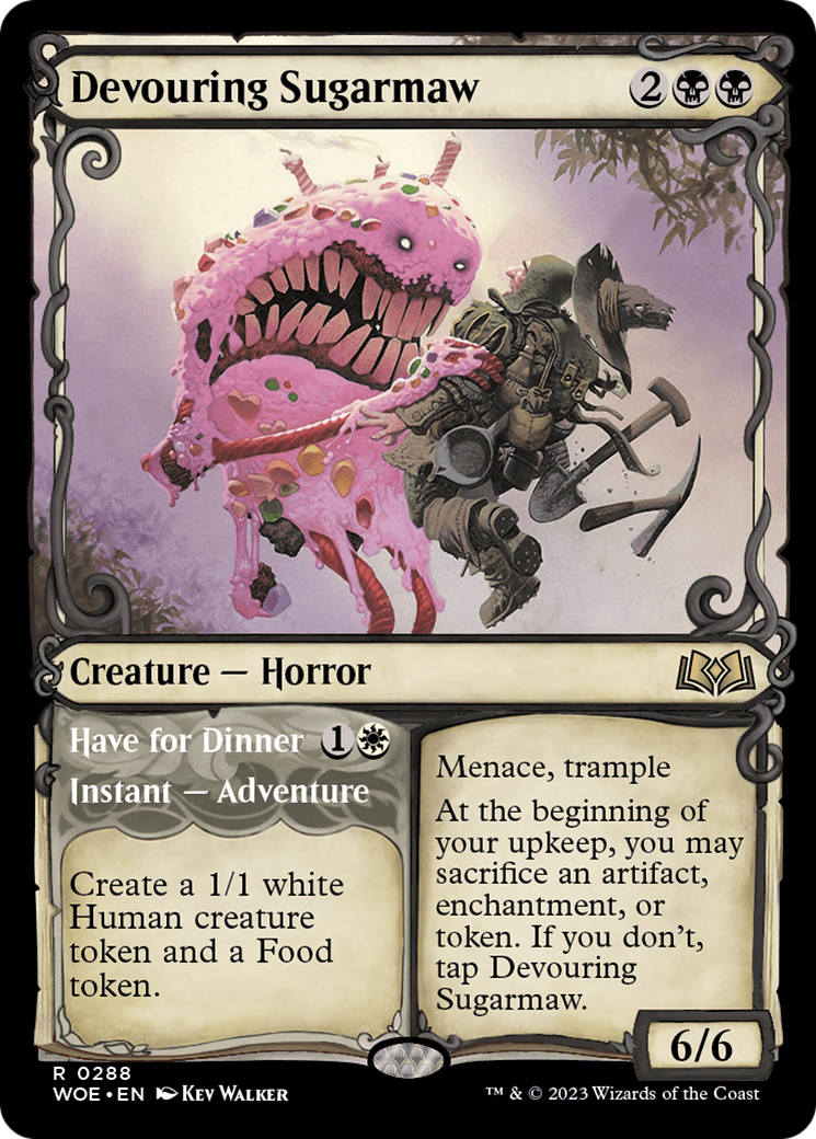 Devouring Sugarmaw // Have For Dinner (Showcase) [Wilds of Eldraine] | Chromatic Games