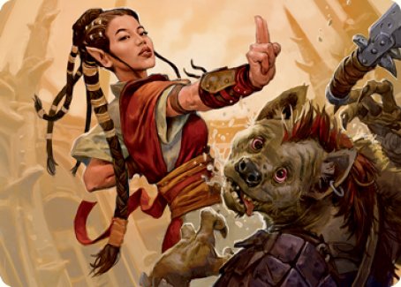 Half-Elf Monk Art Card [Dungeons & Dragons: Adventures in the Forgotten Realms Art Series] | Chromatic Games