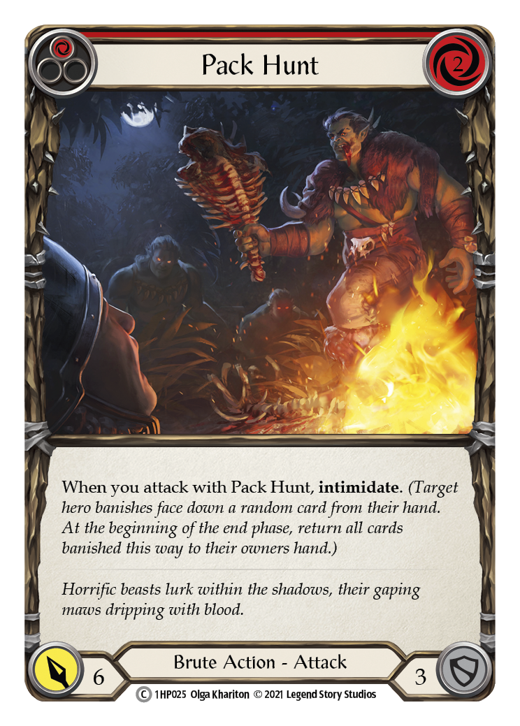 Pack Hunt (Red) [1HP025] (History Pack 1) | Chromatic Games