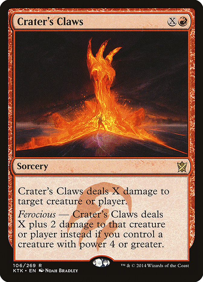 Crater's Claws [Khans of Tarkir] | Chromatic Games