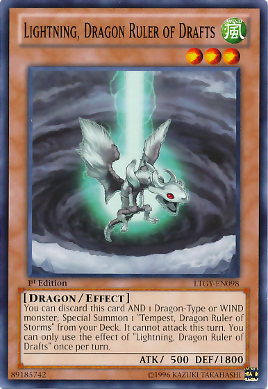 Lightning, Dragon Ruler of Drafts [LTGY-EN098] Common | Chromatic Games