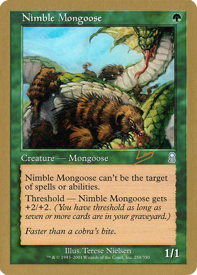 Nimble Mongoose (Raphael Levy) [World Championship Decks 2002] | Chromatic Games