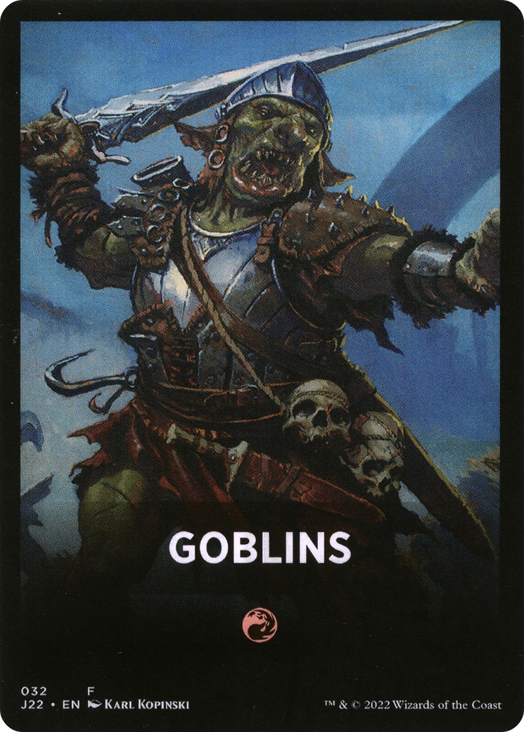 Goblins Theme Card [Jumpstart 2022 Front Cards] | Chromatic Games