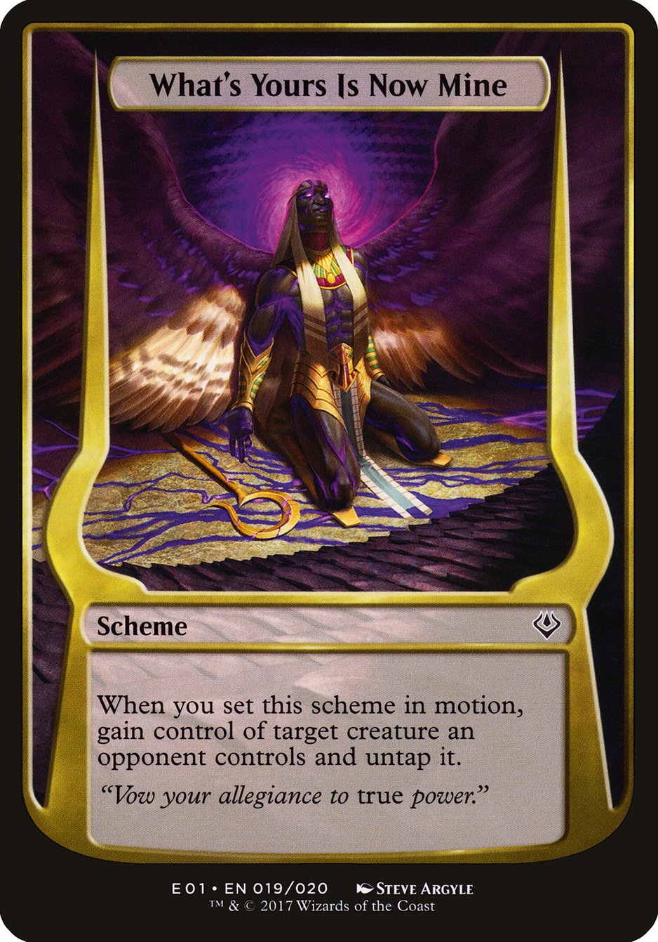 What's Yours Is Now Mine (Schemes) [Archenemy: Nicol Bolas Schemes] | Chromatic Games