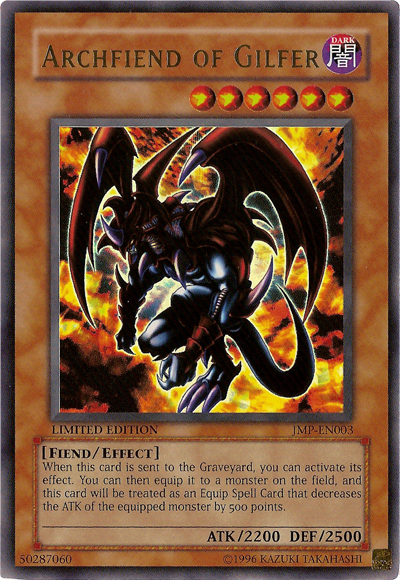 Archfiend of Gilfer [JMP-EN003] Ultra Rare | Chromatic Games