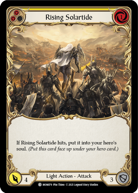 Rising Solartide (Yellow) [MON079] (Monarch)  1st Edition Normal | Chromatic Games