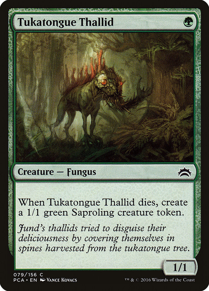 Tukatongue Thallid [Planechase Anthology] | Chromatic Games