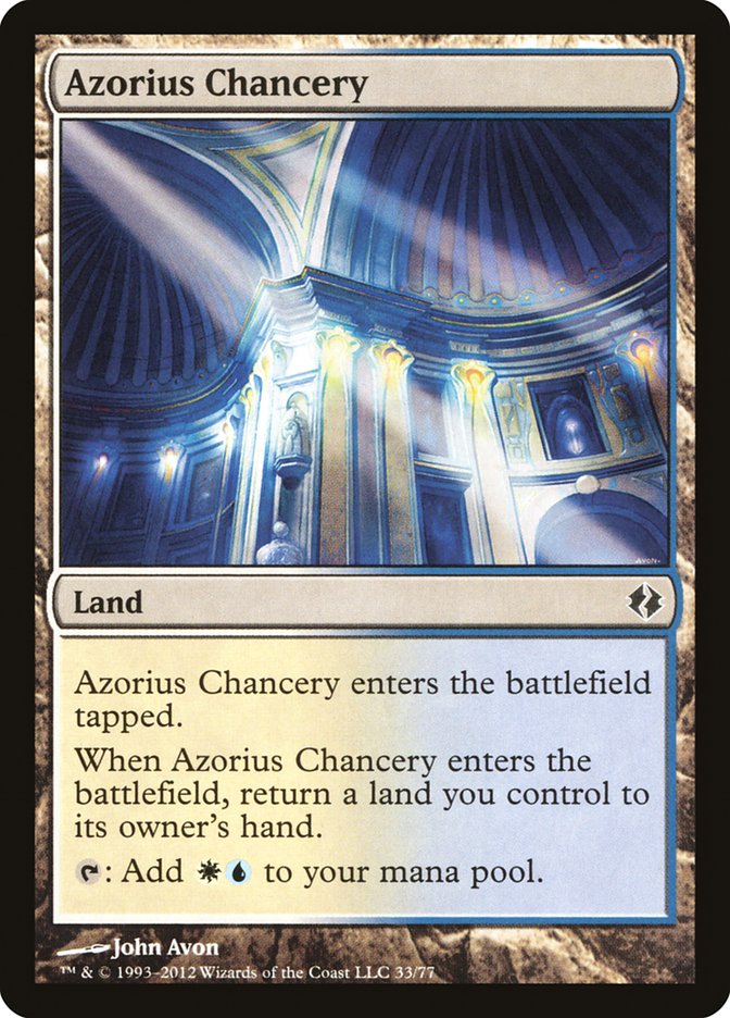 Azorius Chancery [Duel Decks: Venser vs. Koth] | Chromatic Games