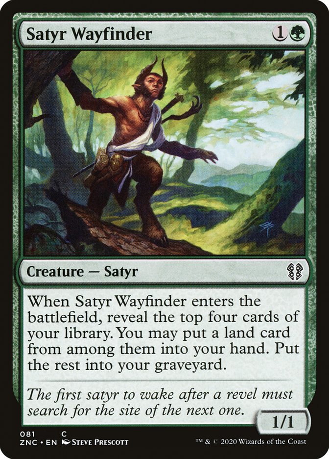 Satyr Wayfinder [Zendikar Rising Commander] | Chromatic Games