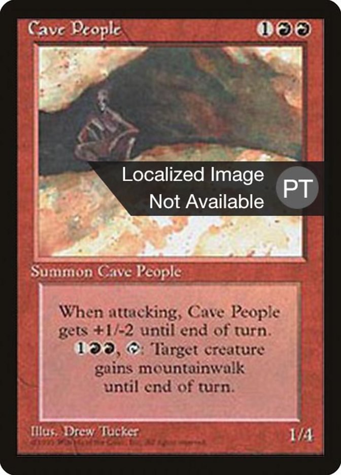 Cave People [Fourth Edition (Foreign Black Border)] | Chromatic Games