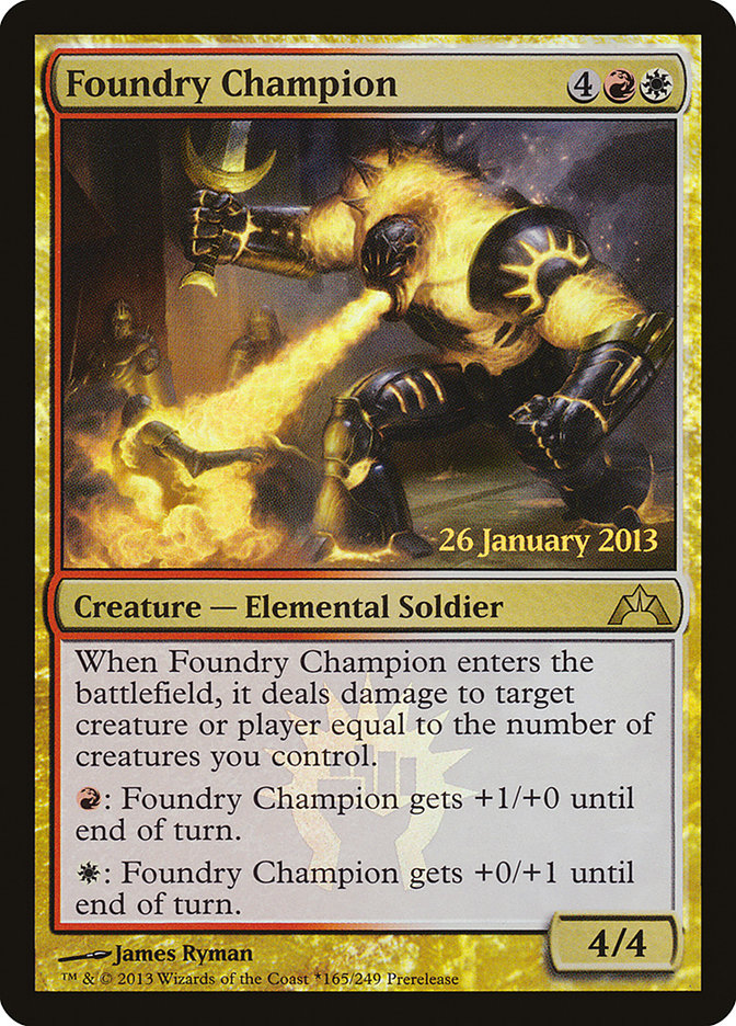 Foundry Champion [Gatecrash Prerelease Promos] | Chromatic Games