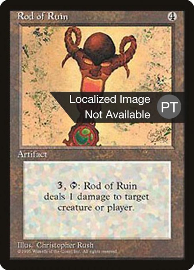 Rod of Ruin [Fourth Edition (Foreign Black Border)] | Chromatic Games